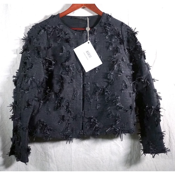 NWT Messagerie Women 42 Textured Suit Jacket - Picture 2 of 16